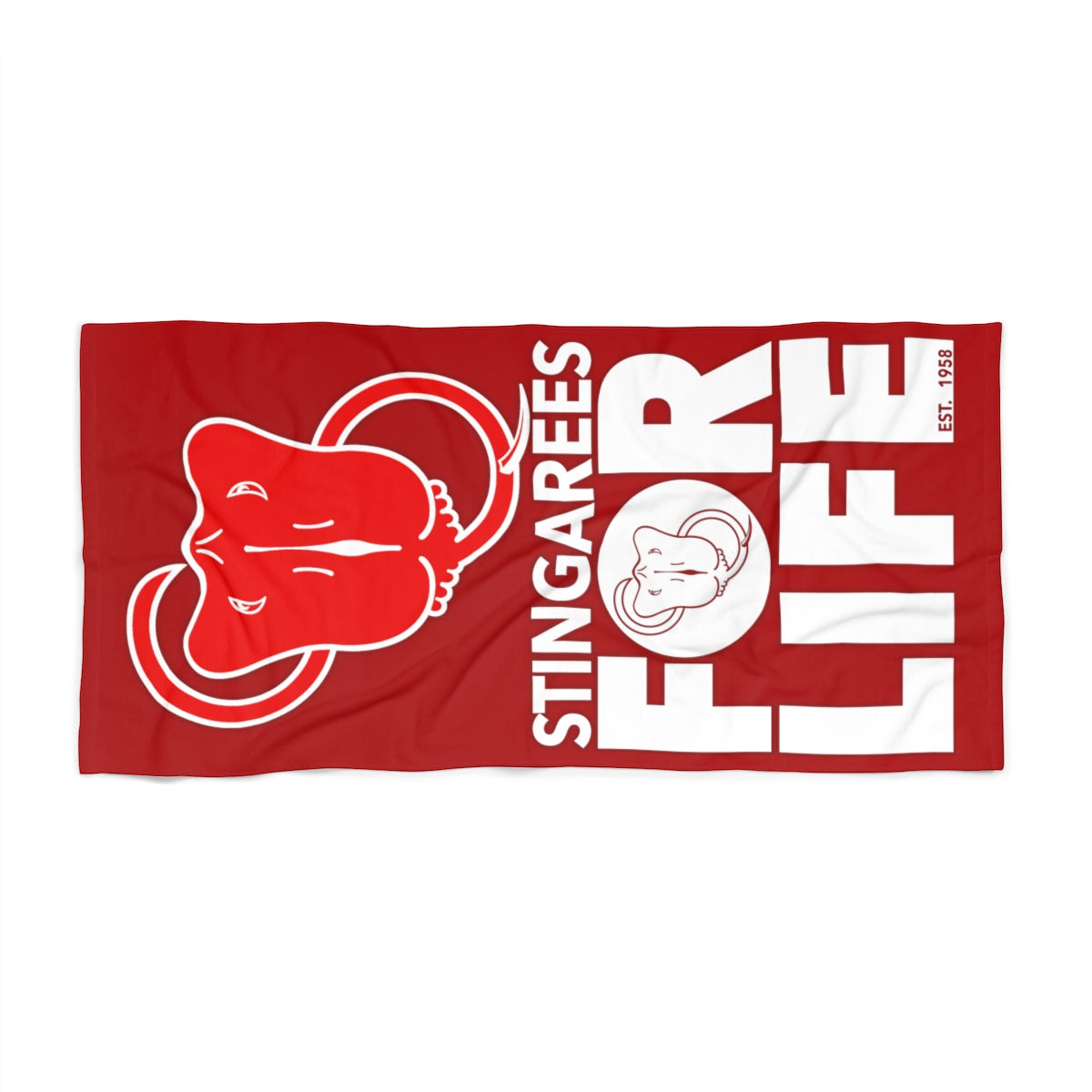 STINGAREES FOR LIFE Beach Towel