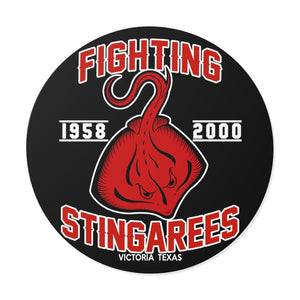 Fighting Stingarees Indoor Outdoor Round Vinyl Sticker