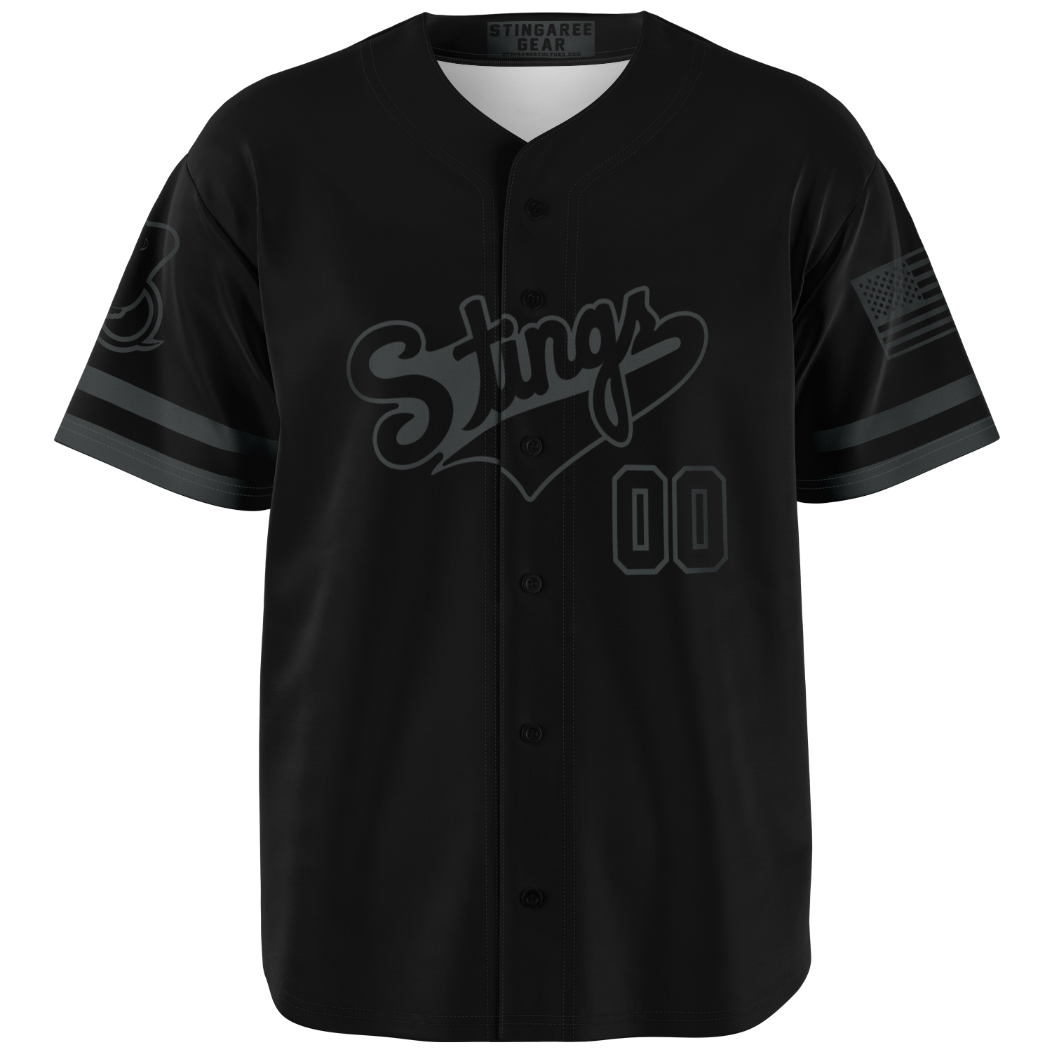 STINGS Blackout Baseball Jersey