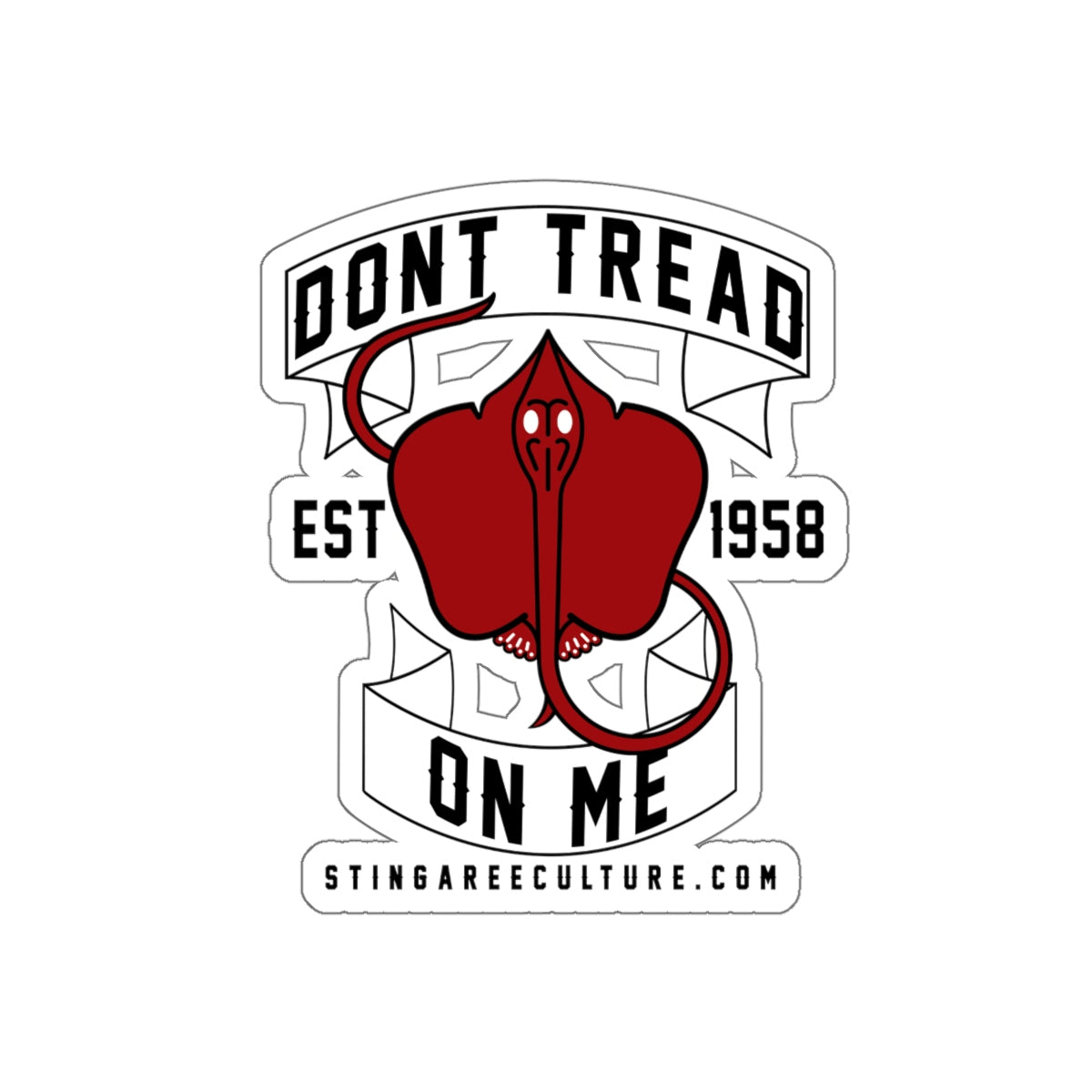 DON'T TREAD ON ME STICKER