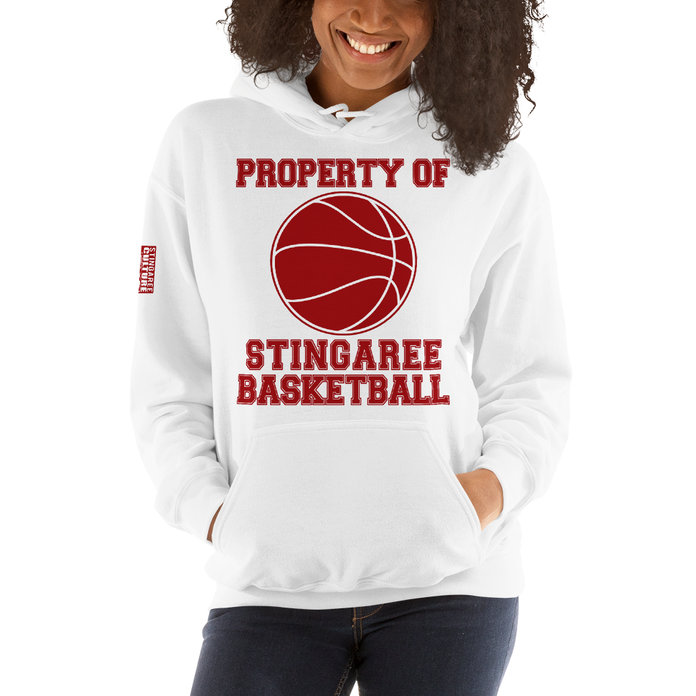 PROPERTY OF STINGAREE BASKETBALL Unisex Hoodie