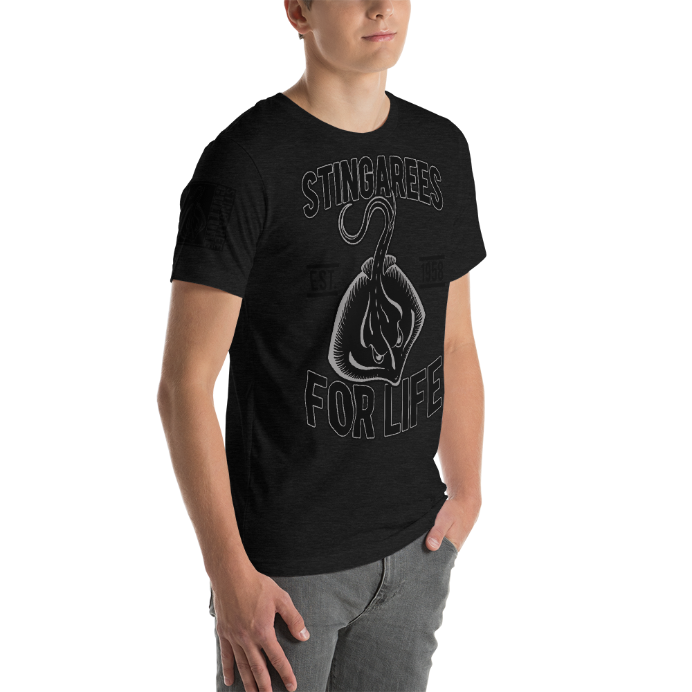 STINGAREES FOR LIFE BLACK OUT TEE