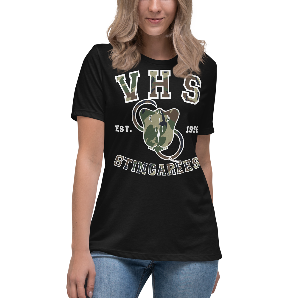 STING WOODLAND CAMO Women's Relaxed Tee