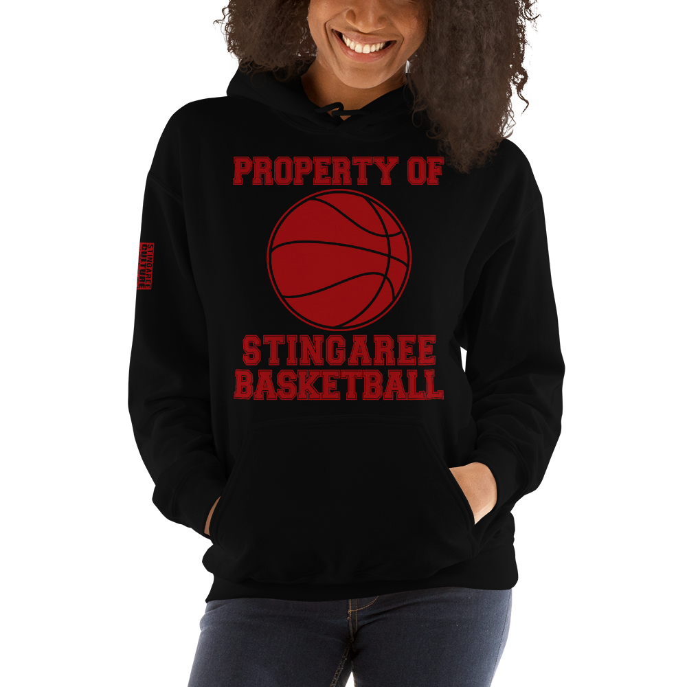 PROPERTY OF STINGAREE BASKETBALL Unisex Hoodie