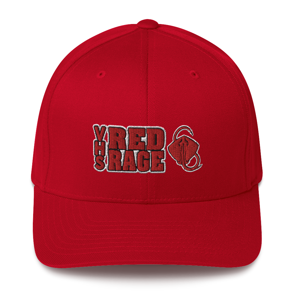 VHS RED RAGE Baseball Structured Twill Cap