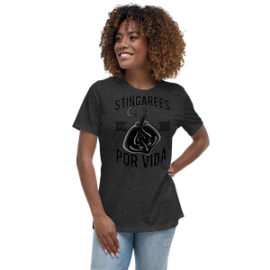 STINGAREES POR VIDA BLACK OUT Women's Relaxed Tee