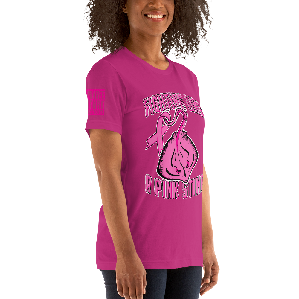 FIGHT LIKE A PINK STING! BC Awareness Tee