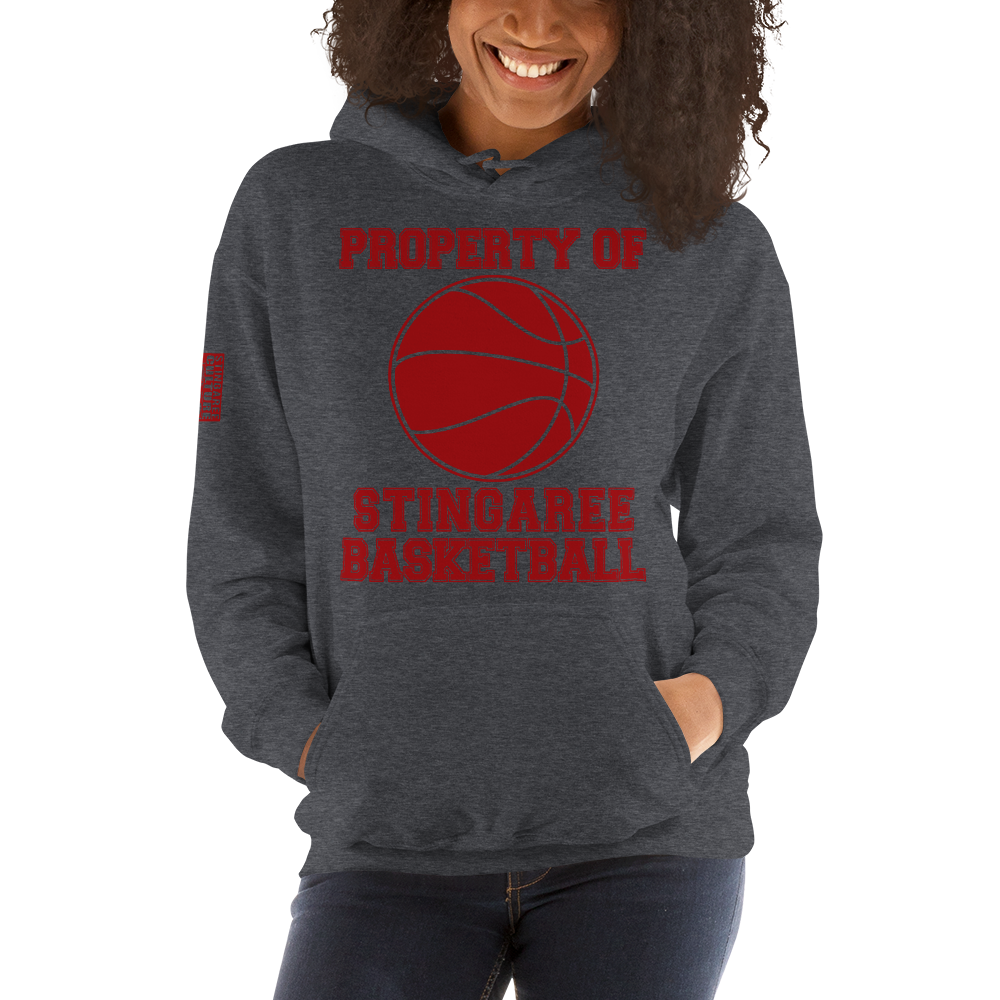 PROPERTY OF STINGAREE BASKETBALL Unisex Hoodie