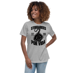 STINGAREES POR VIDA BLACK OUT Women's Relaxed Tee