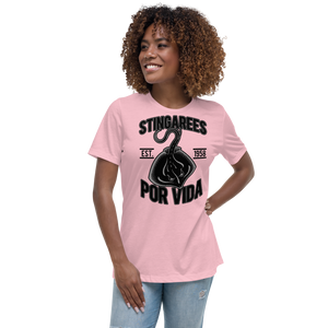 STINGAREES POR VIDA BLACK OUT Women's Relaxed Tee