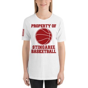 PROPERTY OF STINGAREE BASKETBALL Unisex tee