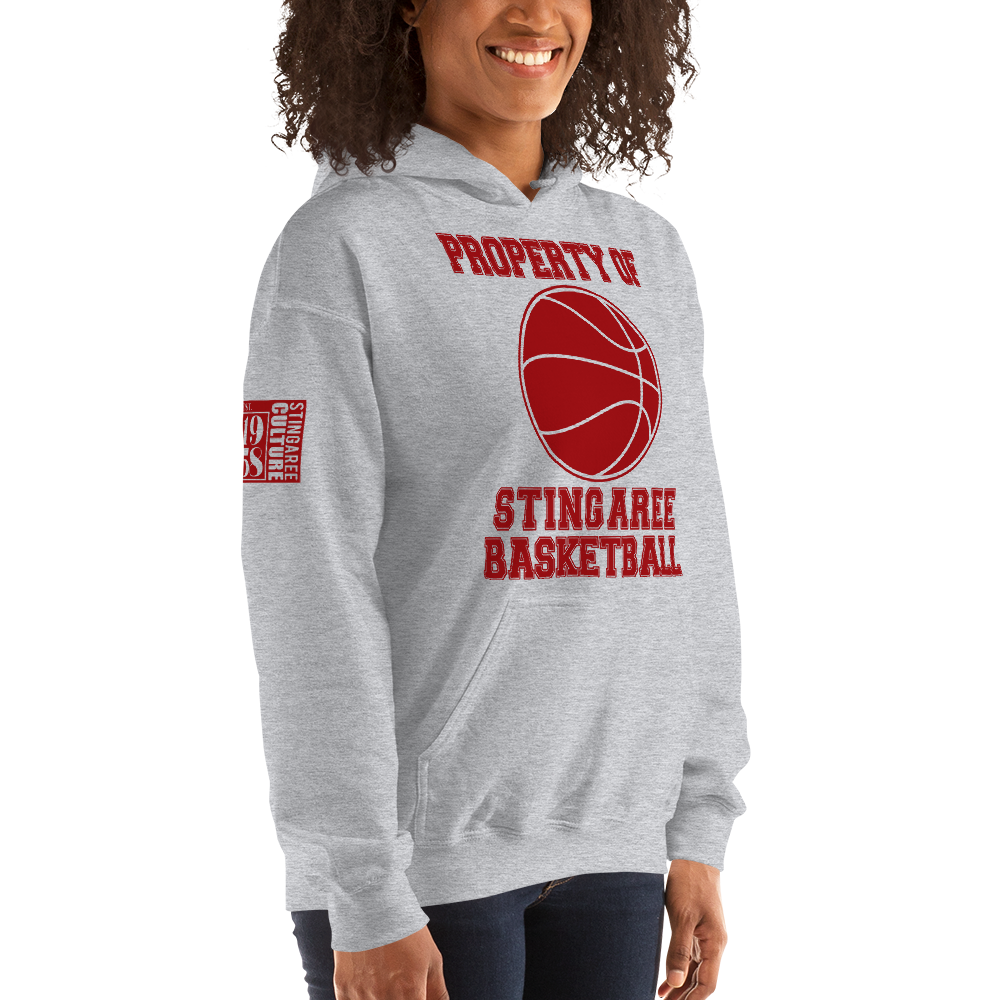 PROPERTY OF STINGAREE BASKETBALL Unisex Hoodie