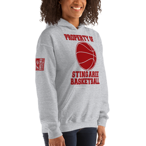 PROPERTY OF STINGAREE BASKETBALL Unisex Hoodie