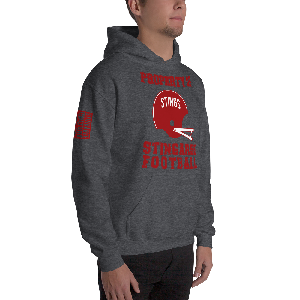 PROPERTY OF STINGAREE FOOTBALL Unisex Hoodie