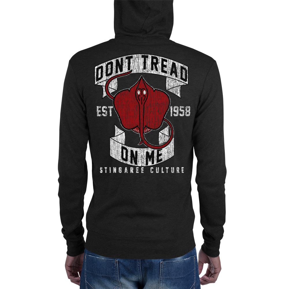 DON'T TREAD ON ME! Unisex zip hoodie