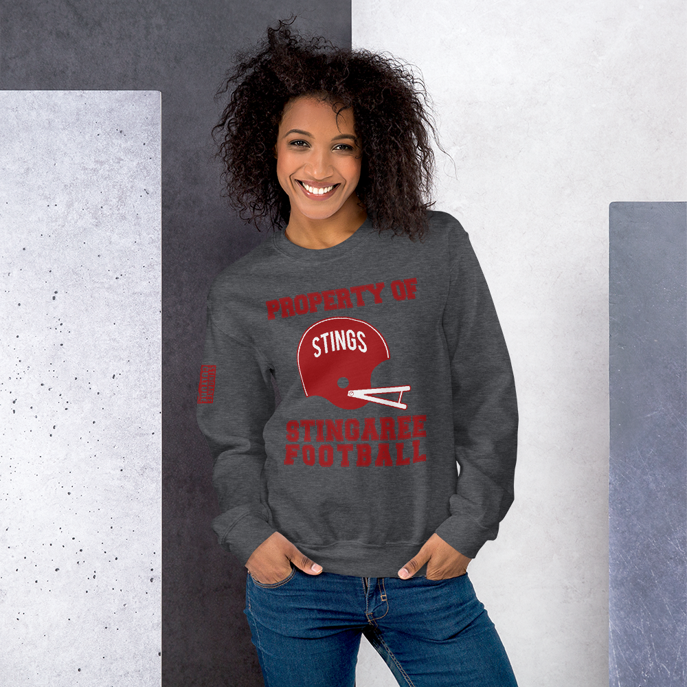 PROPERTY OF STINGAREE FOOTBALL Unisex Sweatshirt