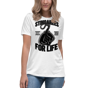 STINGAREES FOR LIFE BLACK OUT Women's Relaxed Tee