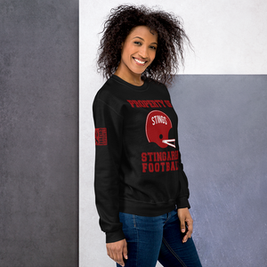 PROPERTY OF STINGAREE FOOTBALL Unisex Sweatshirt