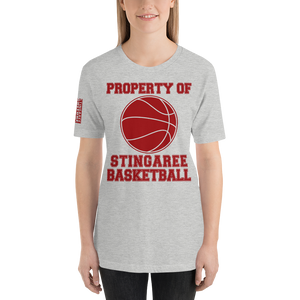 PROPERTY OF STINGAREE BASKETBALL Unisex tee