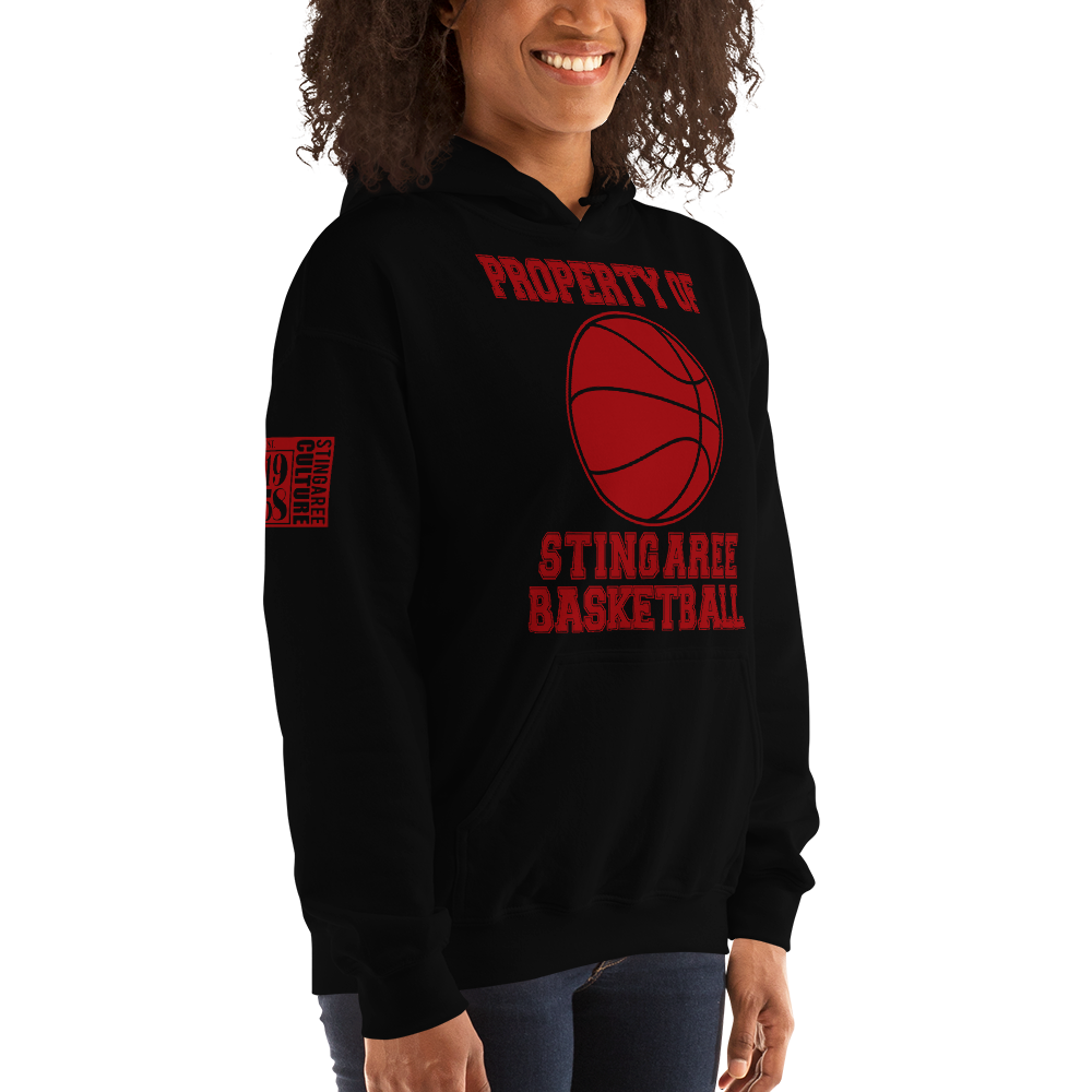 PROPERTY OF STINGAREE BASKETBALL Unisex Hoodie