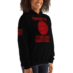 PROPERTY OF STINGAREE BASKETBALL Unisex Hoodie