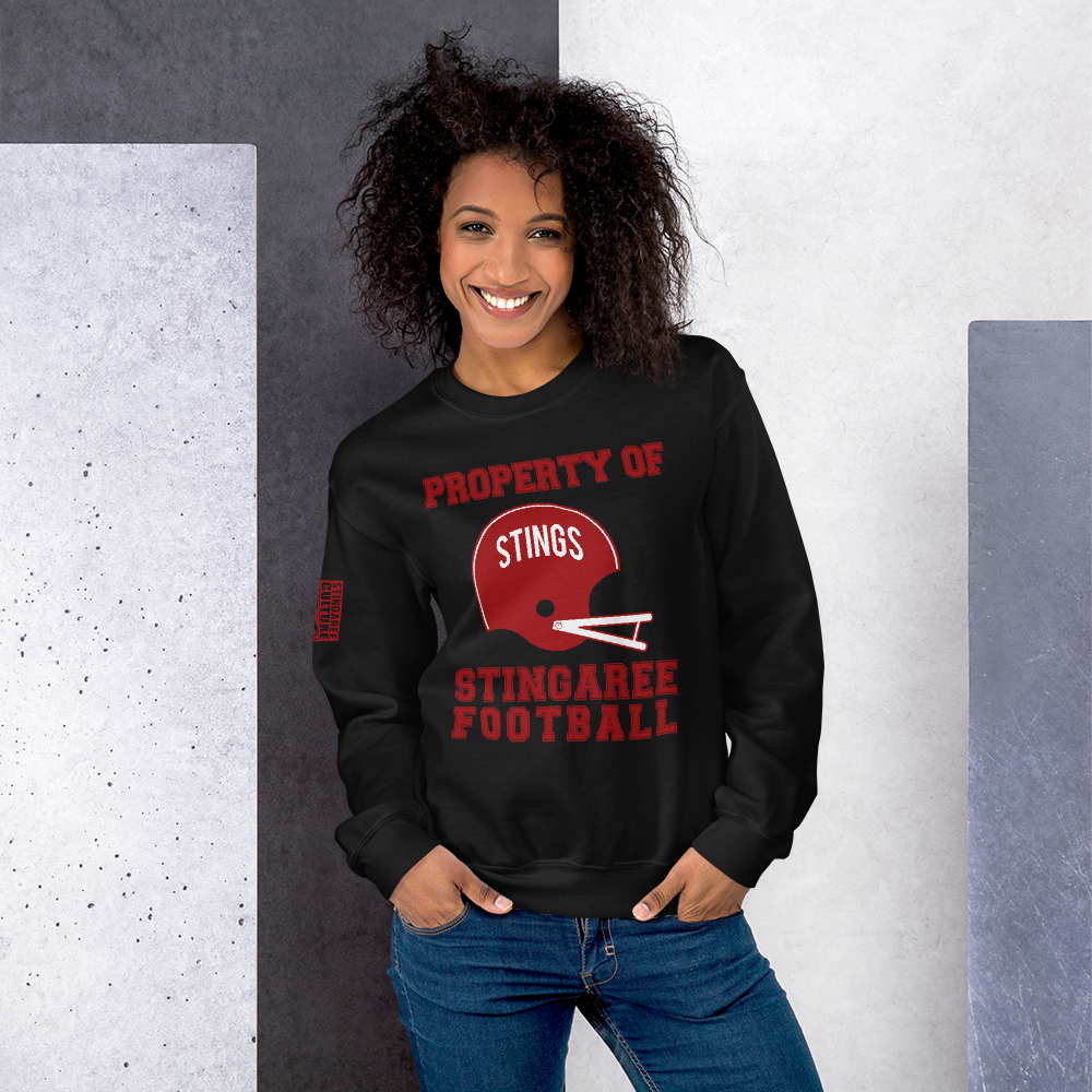 PROPERTY OF STINGAREE FOOTBALL Unisex Sweatshirt