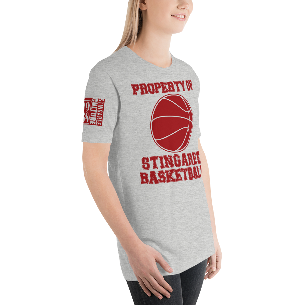 PROPERTY OF STINGAREE BASKETBALL Unisex tee