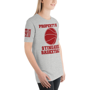 PROPERTY OF STINGAREE BASKETBALL Unisex tee