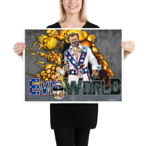 18"x24" EVEL WORLD Fine Art Print by Greg Verret