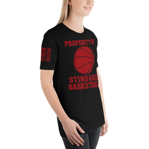 PROPERTY OF STINGAREE BASKETBALL Unisex tee