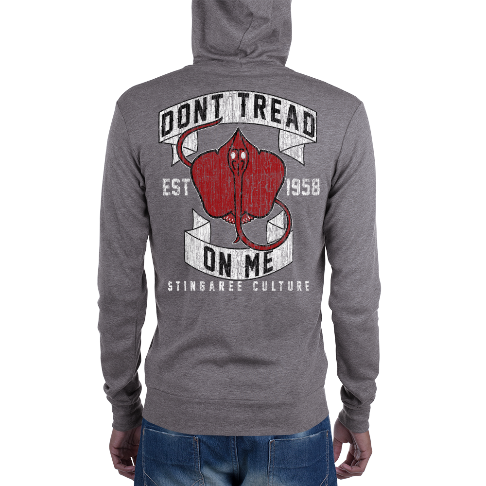 DON'T TREAD ON ME! Unisex zip hoodie