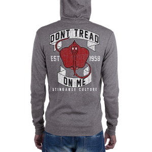 DON'T TREAD ON ME! Unisex zip hoodie