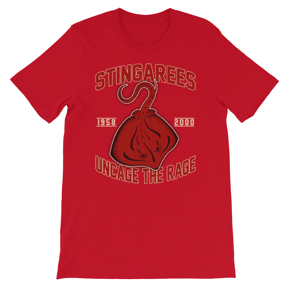 STINGAREE UNCAGE THE RAGE (JERSEY STYLE) TEE