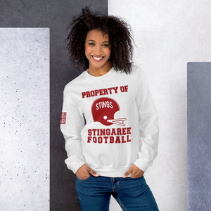 PROPERTY OF STINGAREE FOOTBALL Unisex Sweatshirt