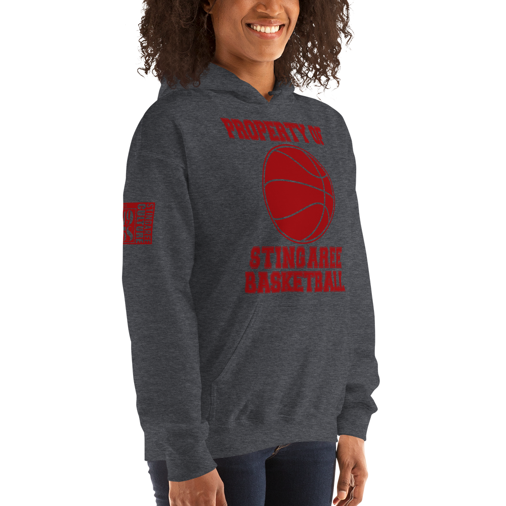 PROPERTY OF STINGAREE BASKETBALL Unisex Hoodie