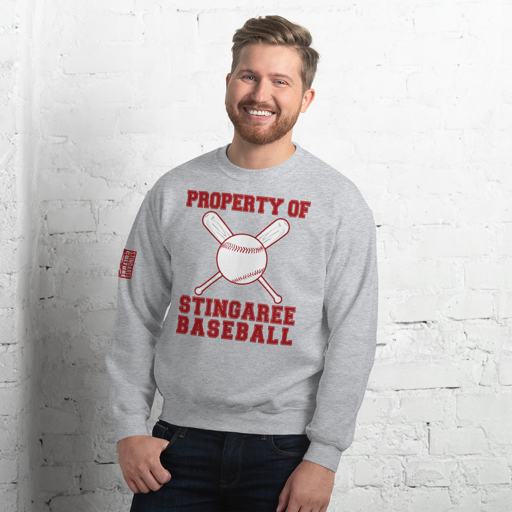 PROPERTY OF STINGAREE BASEBALL Unisex Sweatshirt