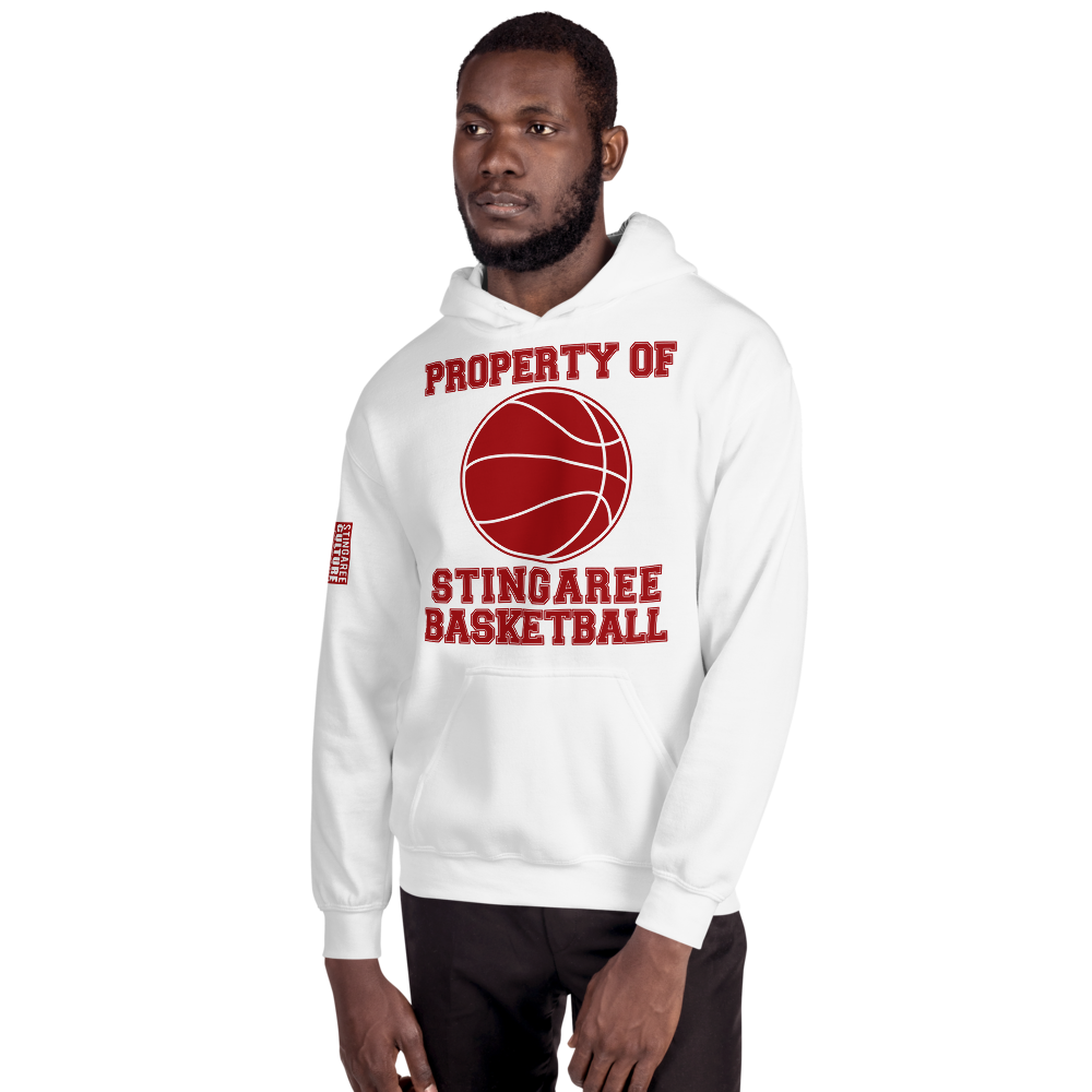 PROPERTY OF STINGAREE BASKETBALL Unisex Hoodie