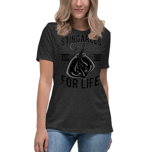 STINGAREES FOR LIFE BLACK OUT Women's Relaxed Tee