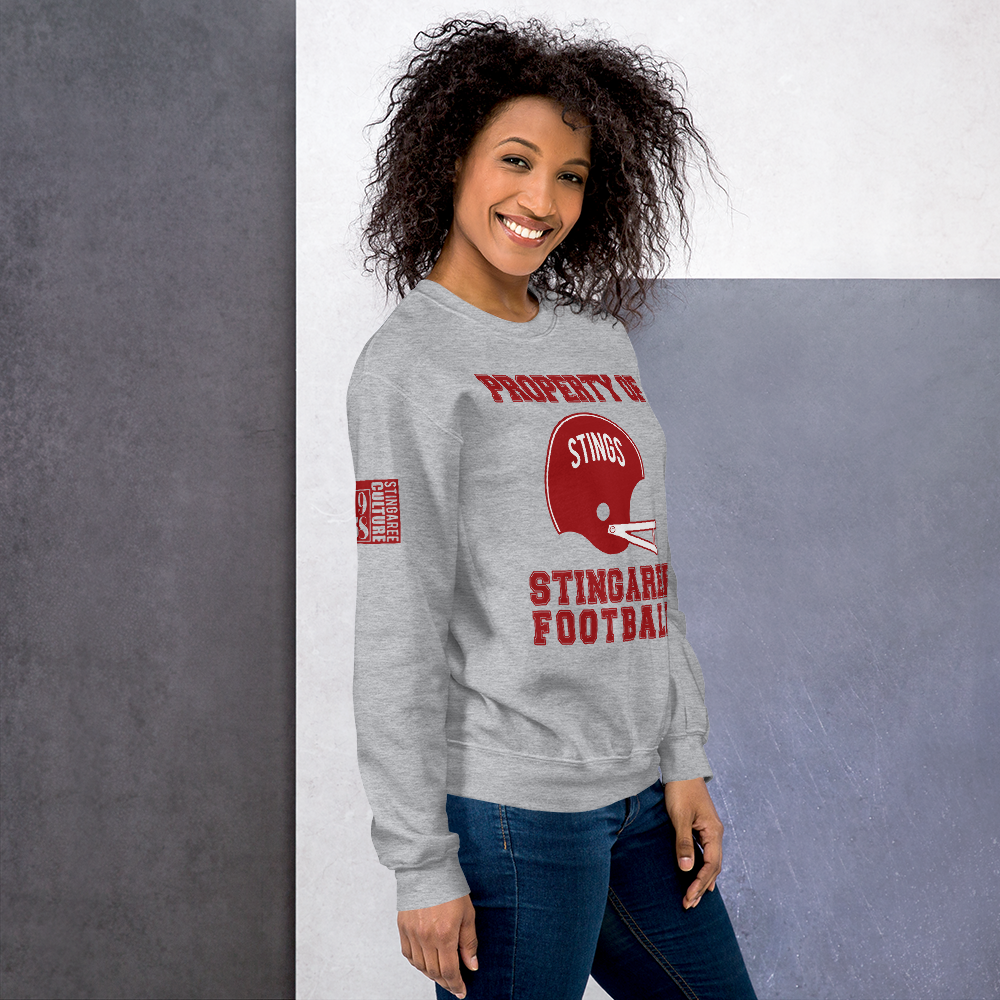 PROPERTY OF STINGAREE FOOTBALL Unisex Sweatshirt