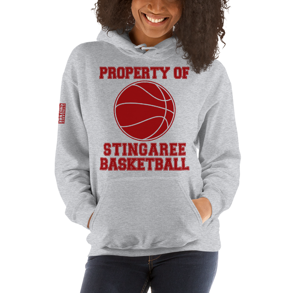 PROPERTY OF STINGAREE BASKETBALL Unisex Hoodie